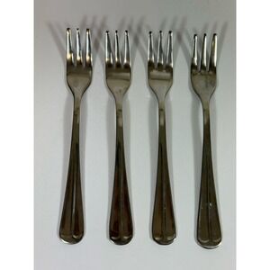 International Stainless Flatware Gran Royal Cocktail Forks Set Of 4 Appetizer